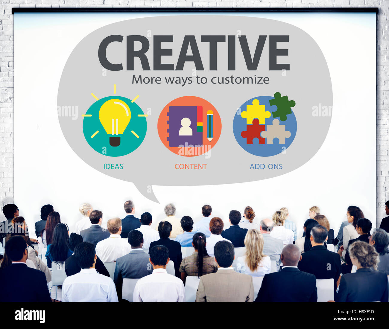 Creative Innovation Vision Inspiration Customize Concept Stock Photo ...