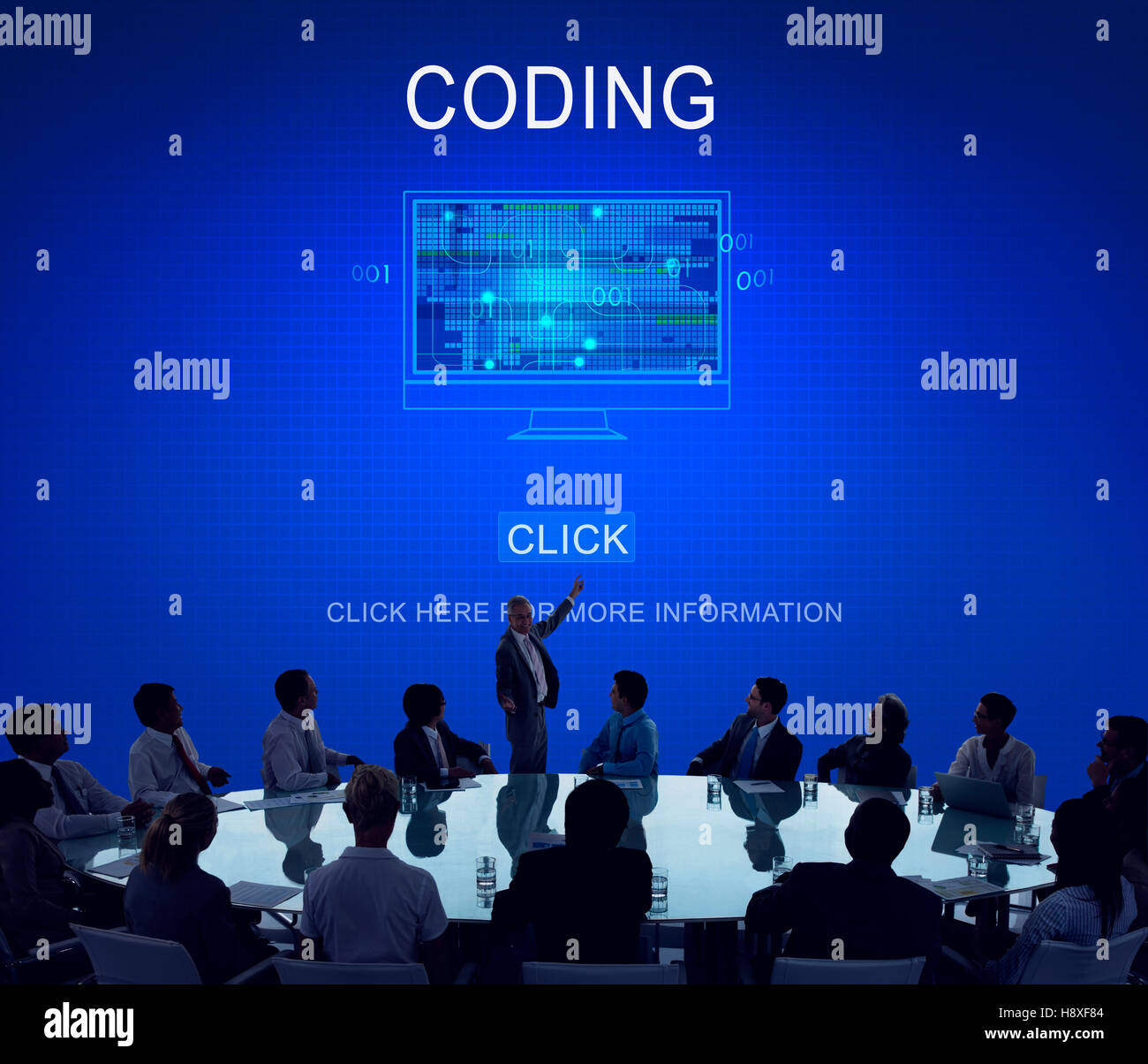 Computer Coding Code Advanced Technology Concept Stock Photo - Alamy