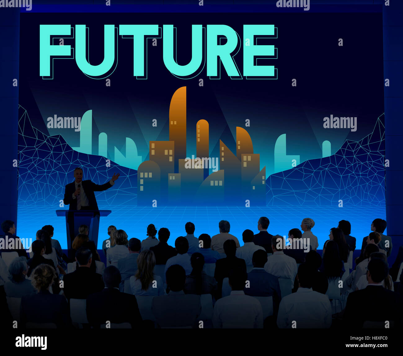 Future Imagine Innovation Plan Progress Vision Concept Stock Photo - Alamy