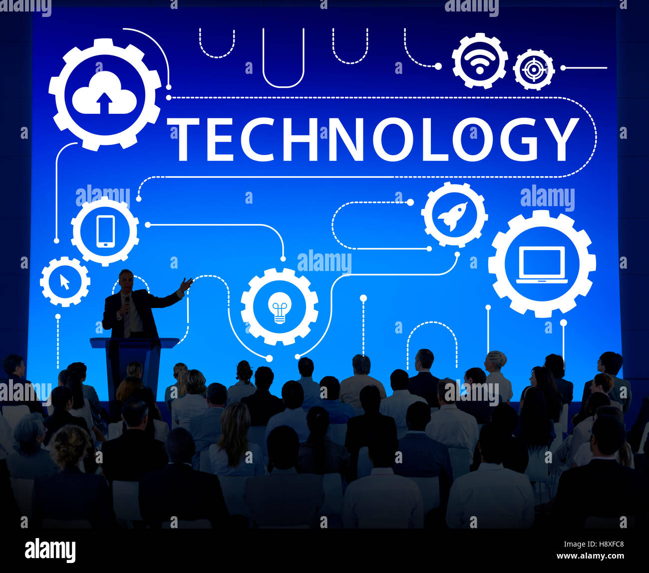 Technology Connecting Cloud Network Concept Stock Photo - Alamy