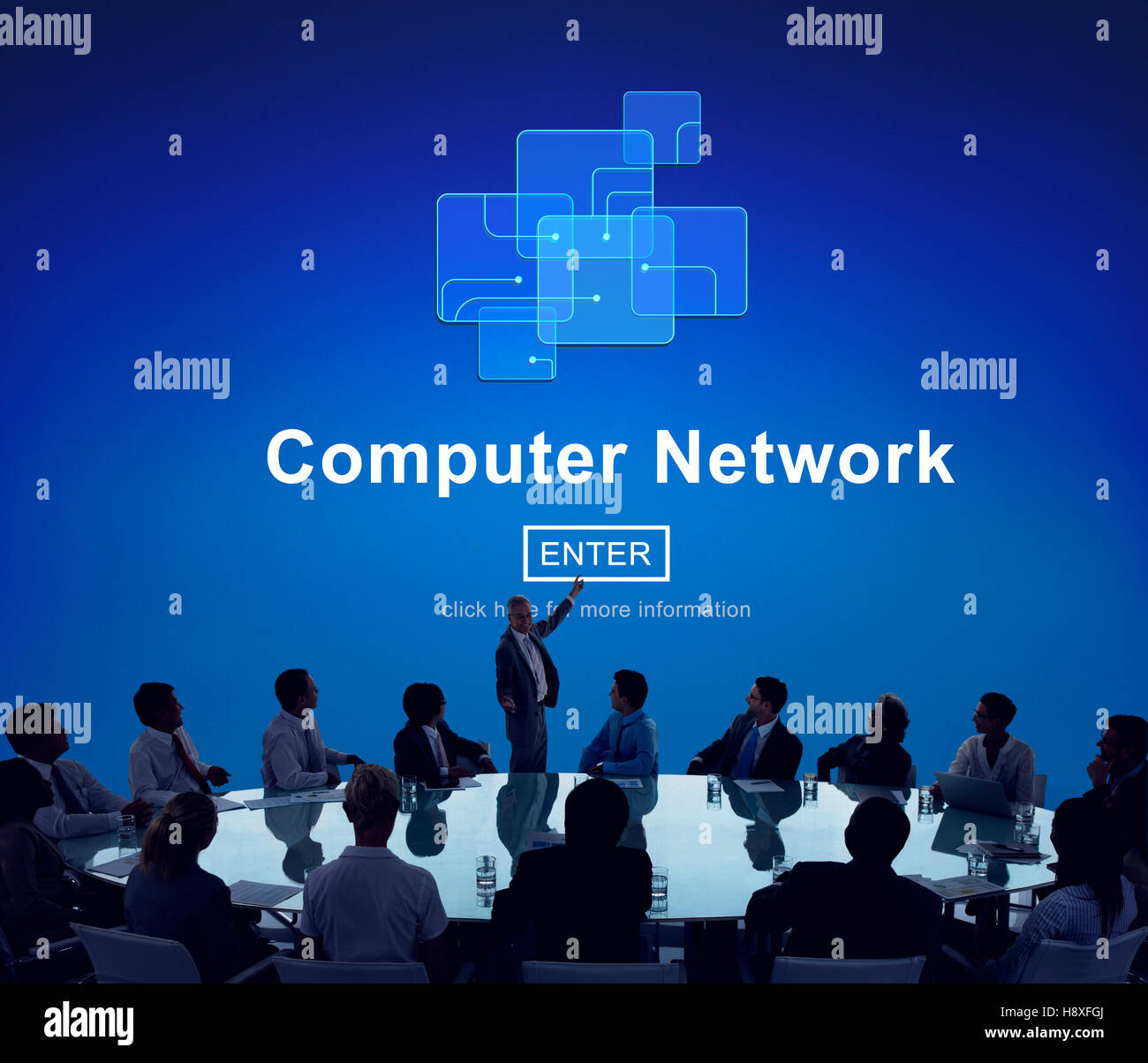 Computer Network Technology Online Website Concept Stock Photo - Alamy