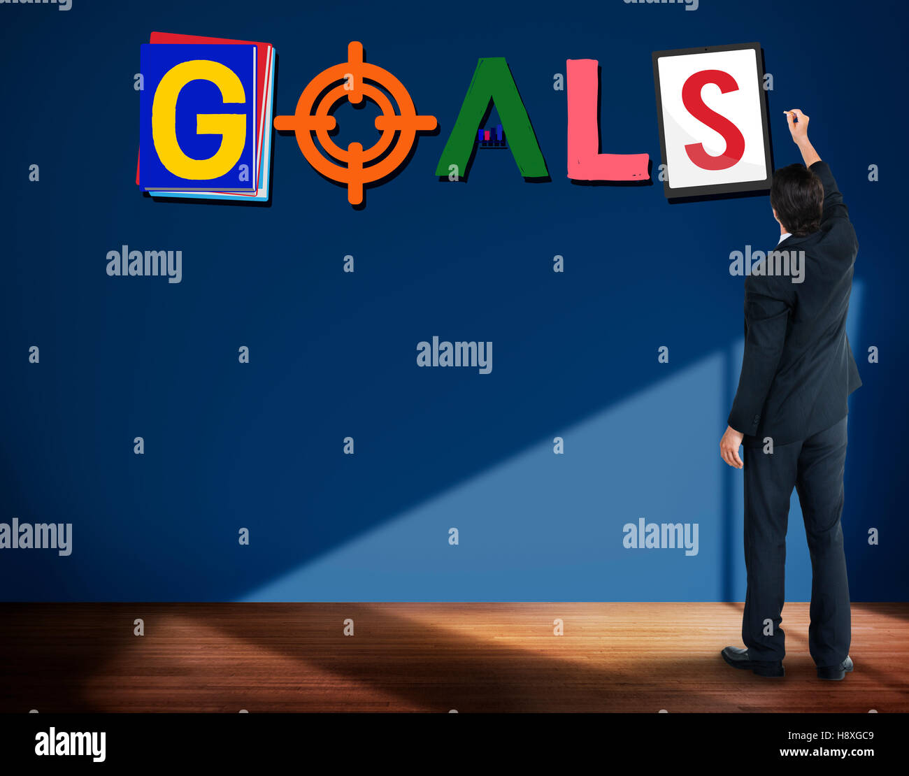 Brand Branding Project Goals Word Concept Stock Photo - Alamy