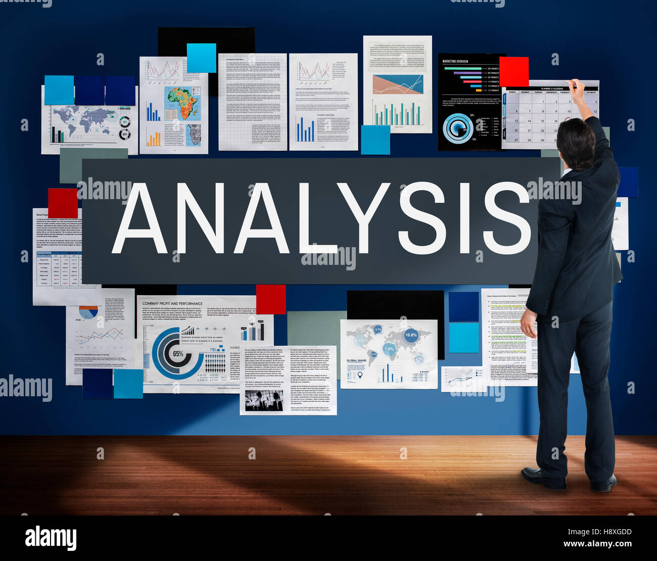 Analysis Planning Research Stats Information Concept Stock Photo