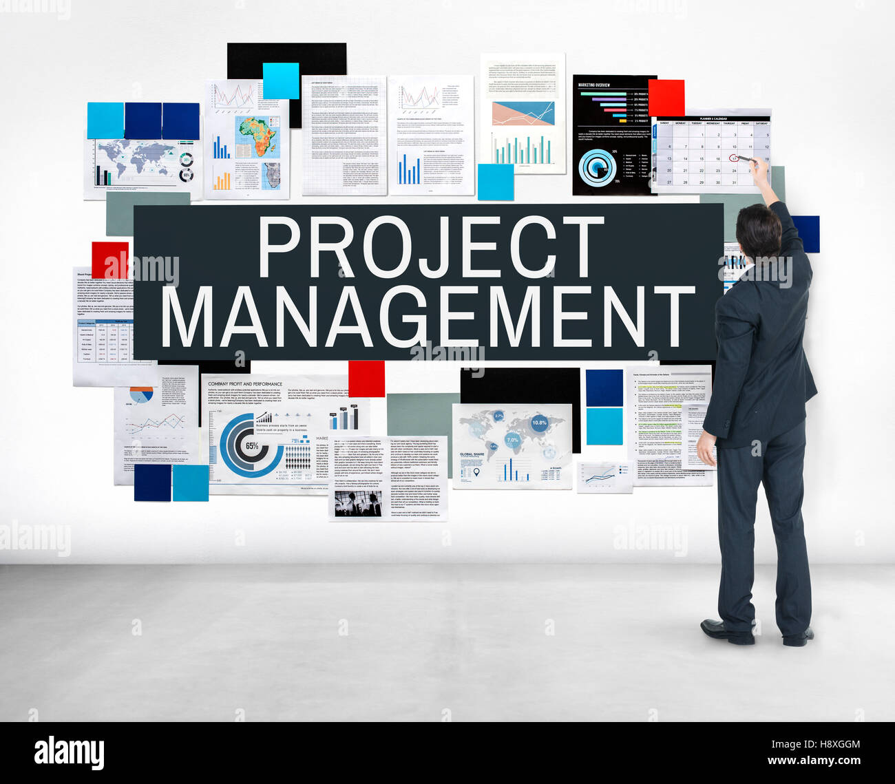 Project Management Methods Processes Concept Stock Photo