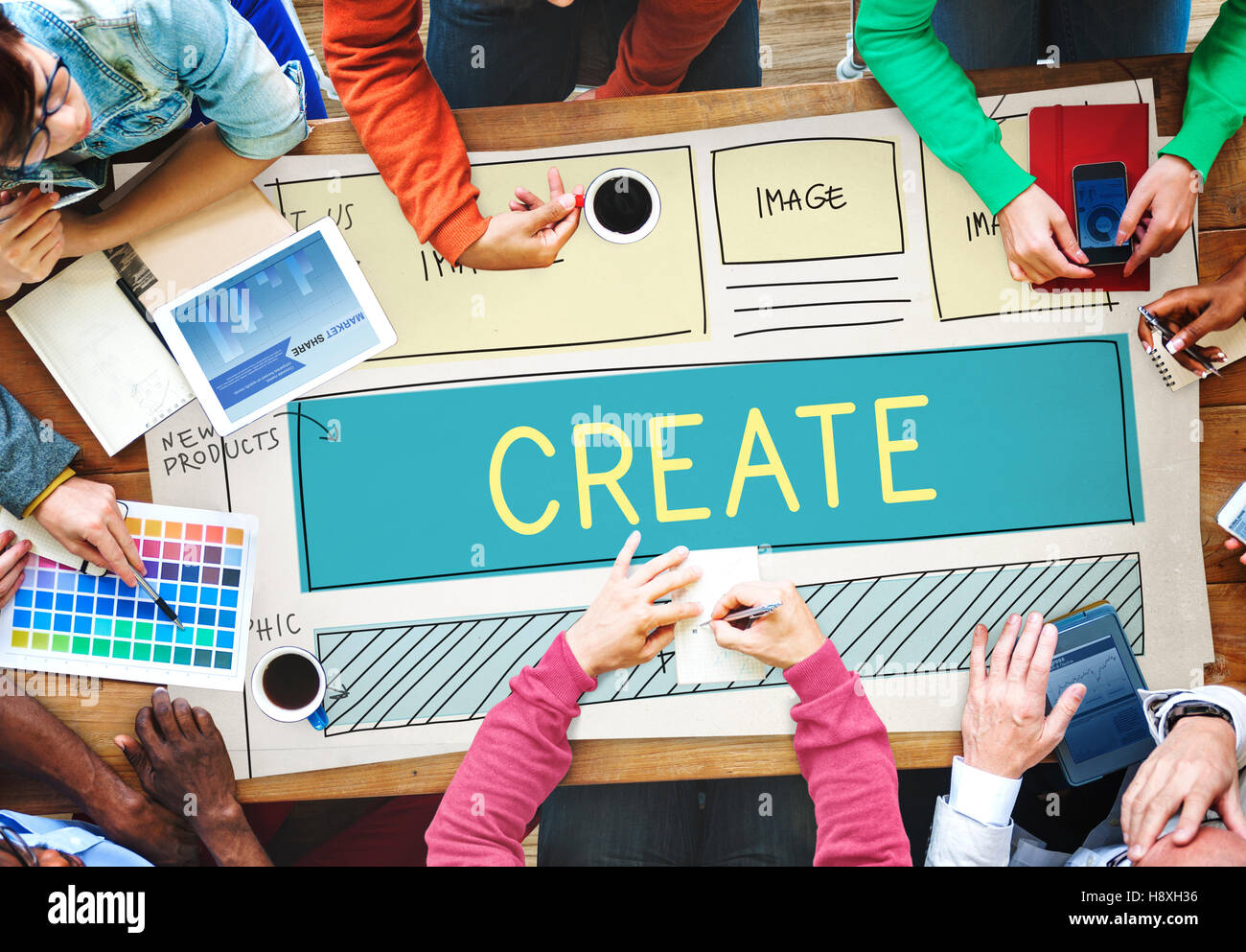 Create Innovators Create Innovation Imagination Development Ideas Concept Stock Photo - Alamy