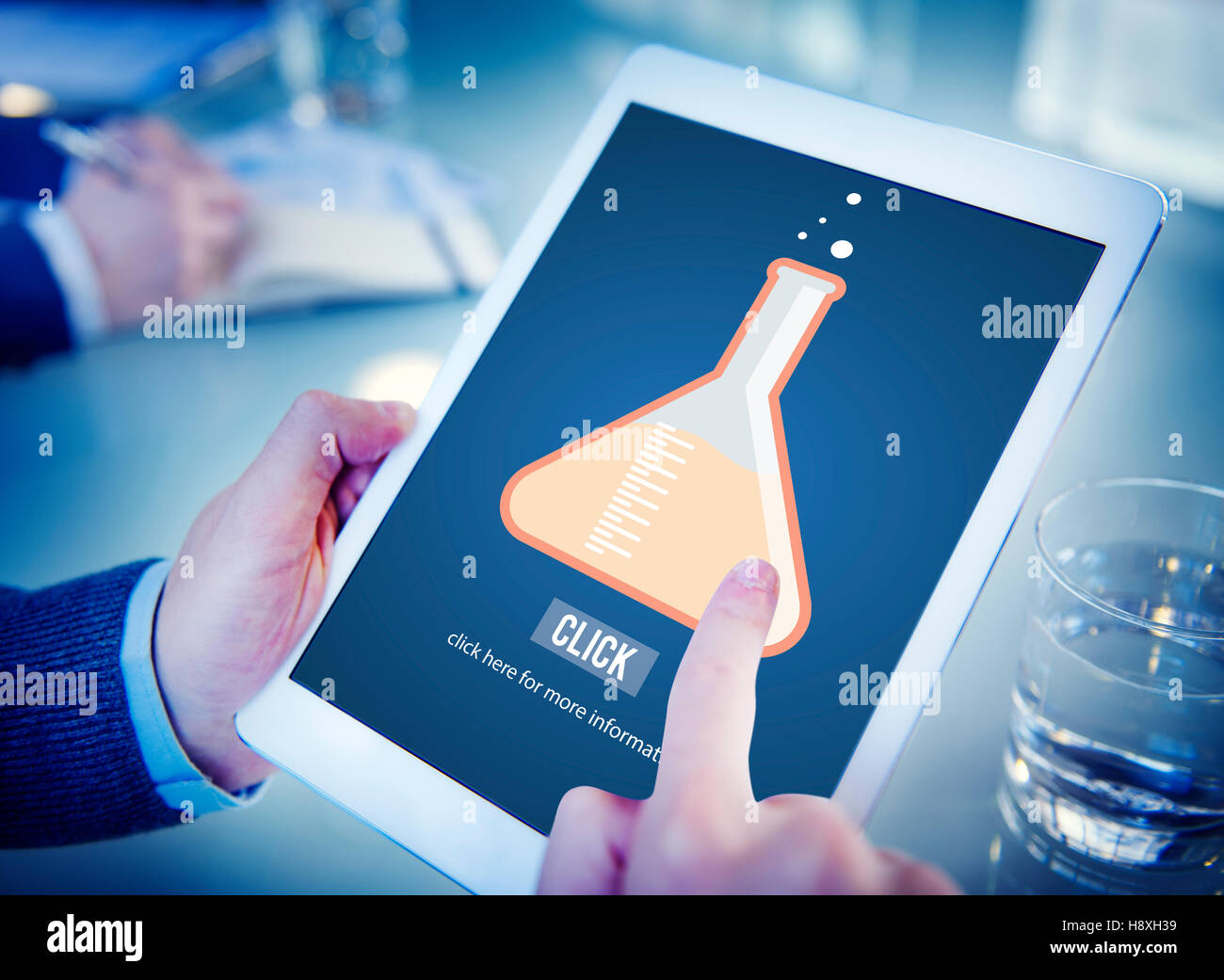 Flask Chemistry Science Experiment Lab Concept Stock Photo Alamy