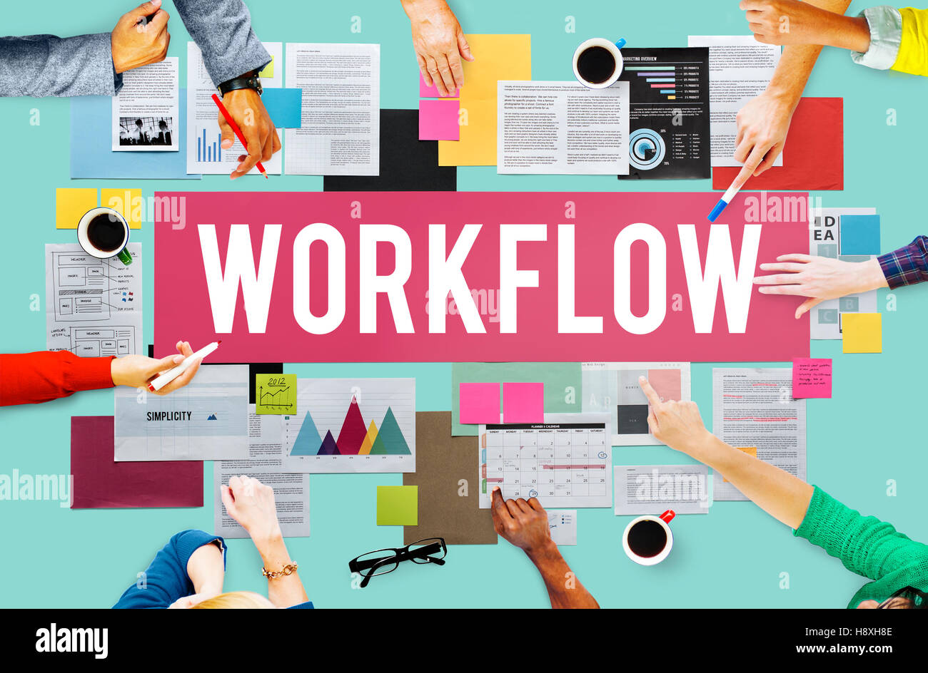 Workflow procedure hi-res stock photography and images - Alamy