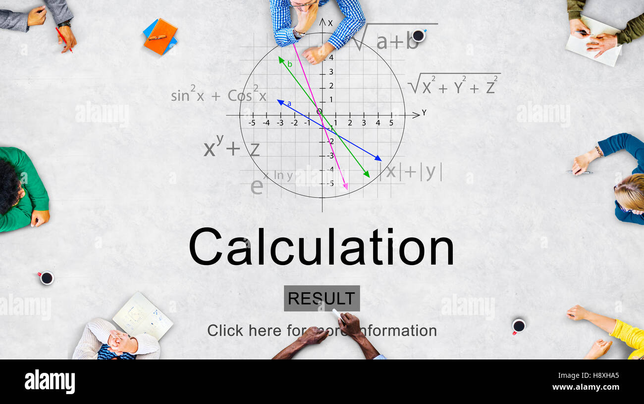 Equation Formula Geometry Calculation Concept Stock Photo Alamy