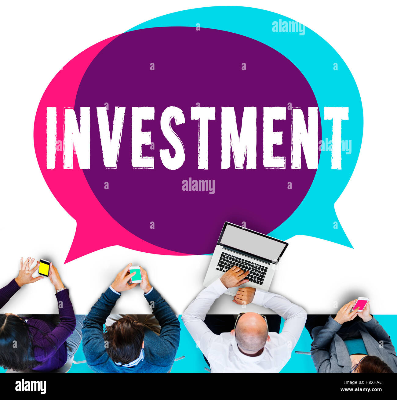 Investment Economy Financial Investing Income Concept Stock Photo