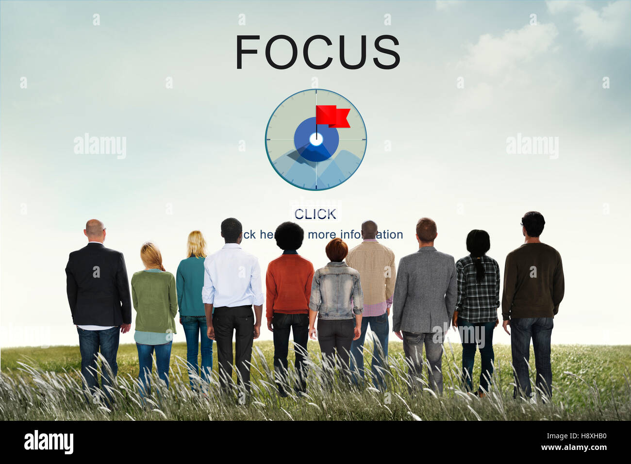 Focus Determine Focal Point Spotlight Vision Concept Stock Photo Alamy