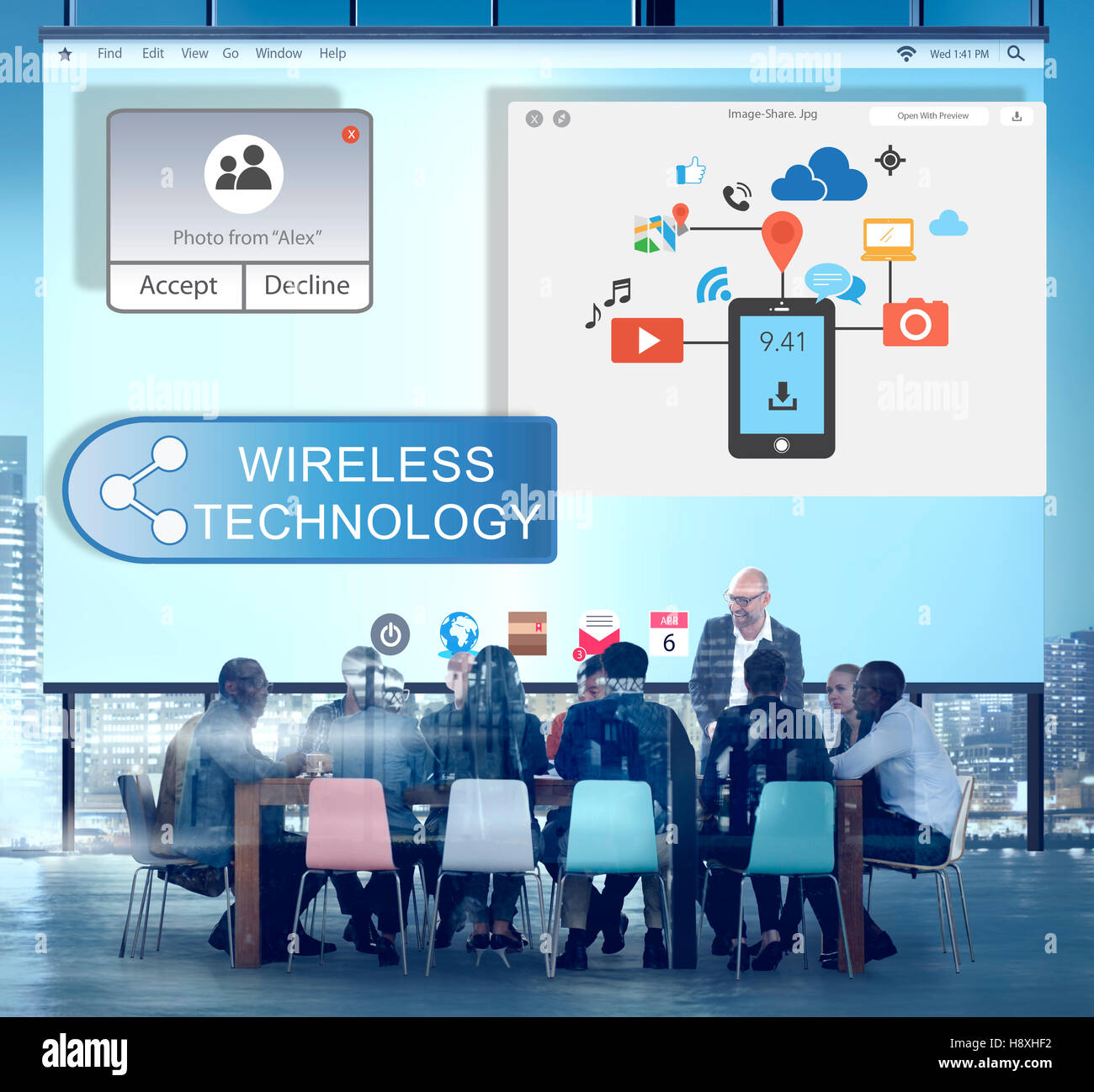 Digital transfer technology hi-res stock photography and images - Alamy