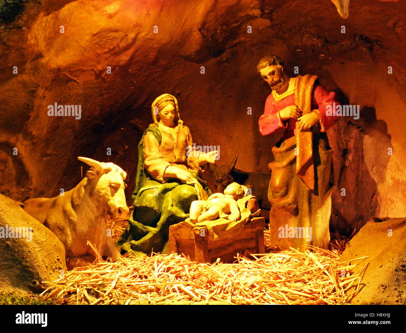 Christmas,Holy nativity scene,Jesus is born!,Croatia,Europe,5 Stock Photo