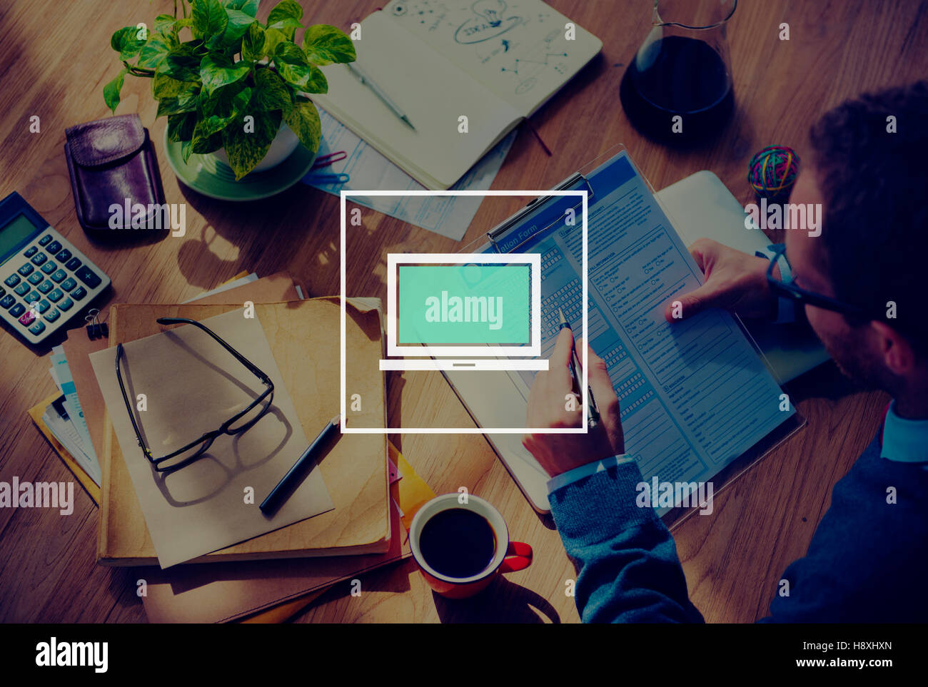 Laptop Computer Technology Digital Device Concept Stock Photo Alamy