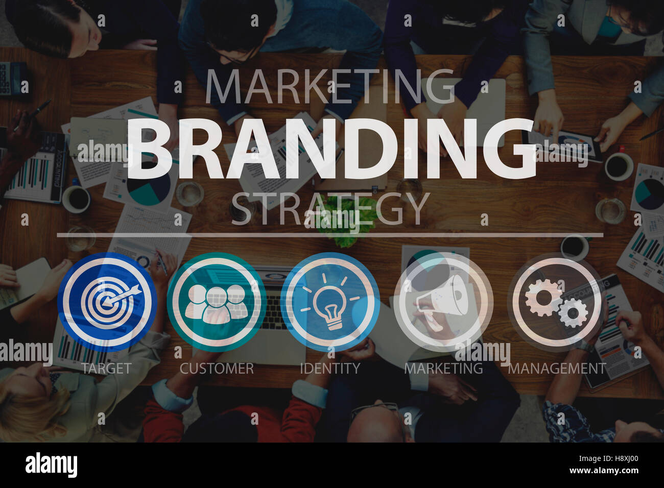 Brand Branding Marketing Commercial Name Concept Stock Photo Alamy