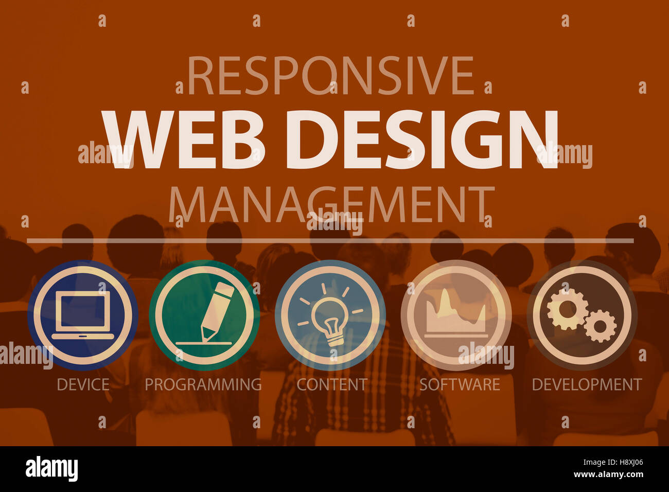 Web Design Programming Software Technology Concept Stock Photo - Alamy