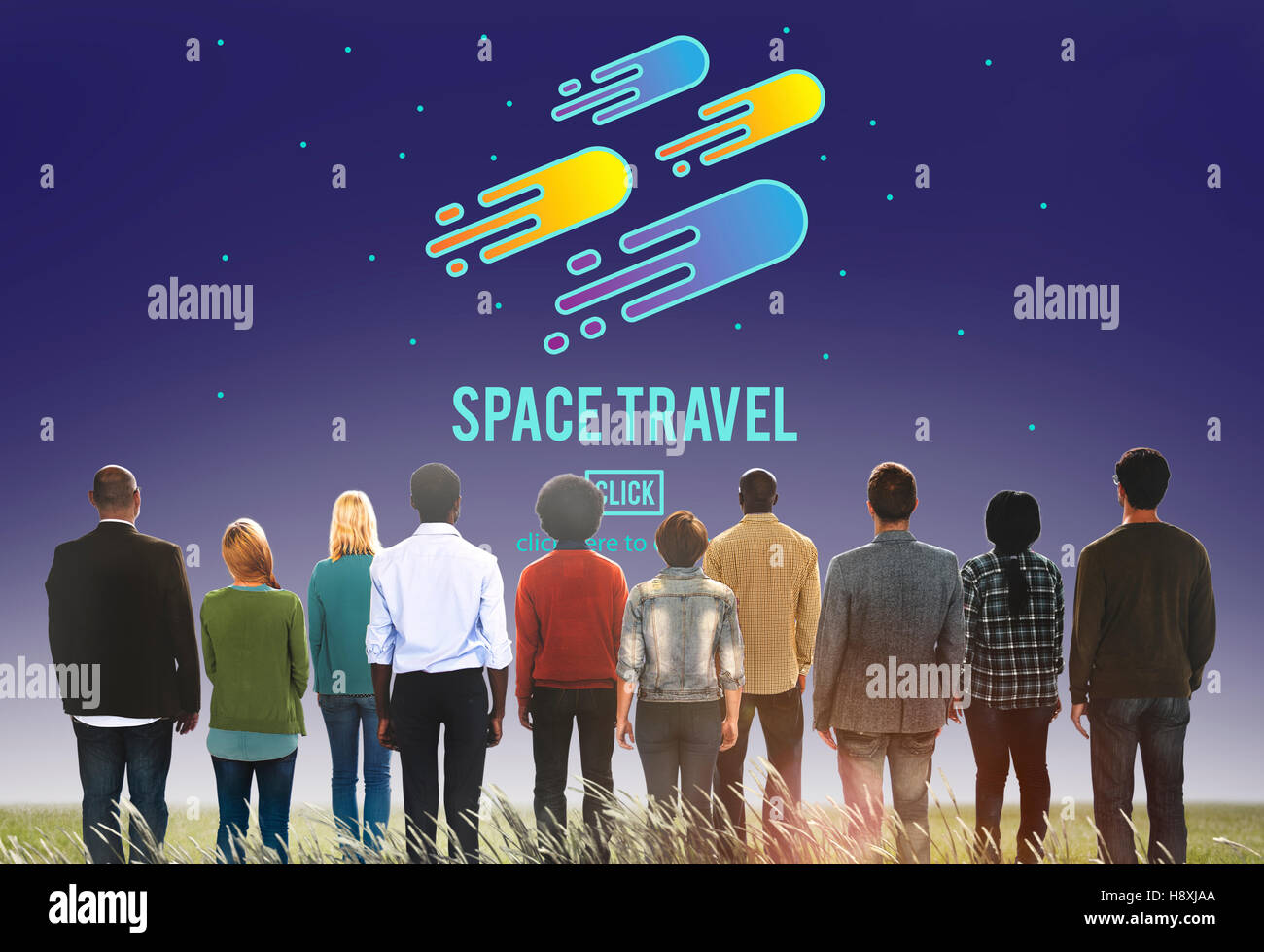Space Travel Astronomy Exploration Concept Stock Photo