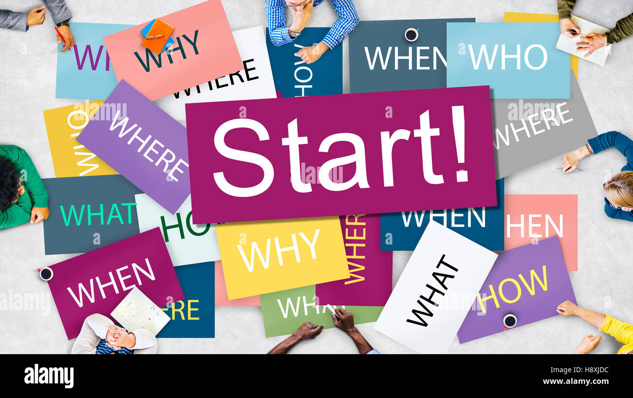 Start Beginning Startup Launch Forward Motivation Concept Stock Photo