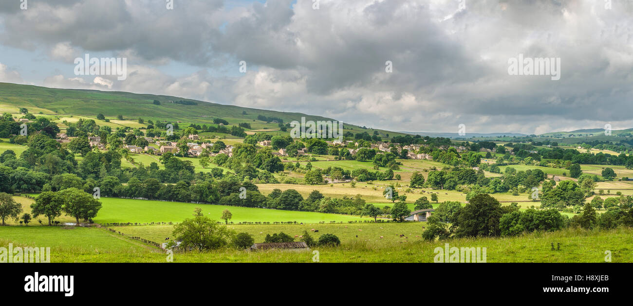 The North Pennines is the northernmost part of the so-called 'backbone of England' Stock Photo