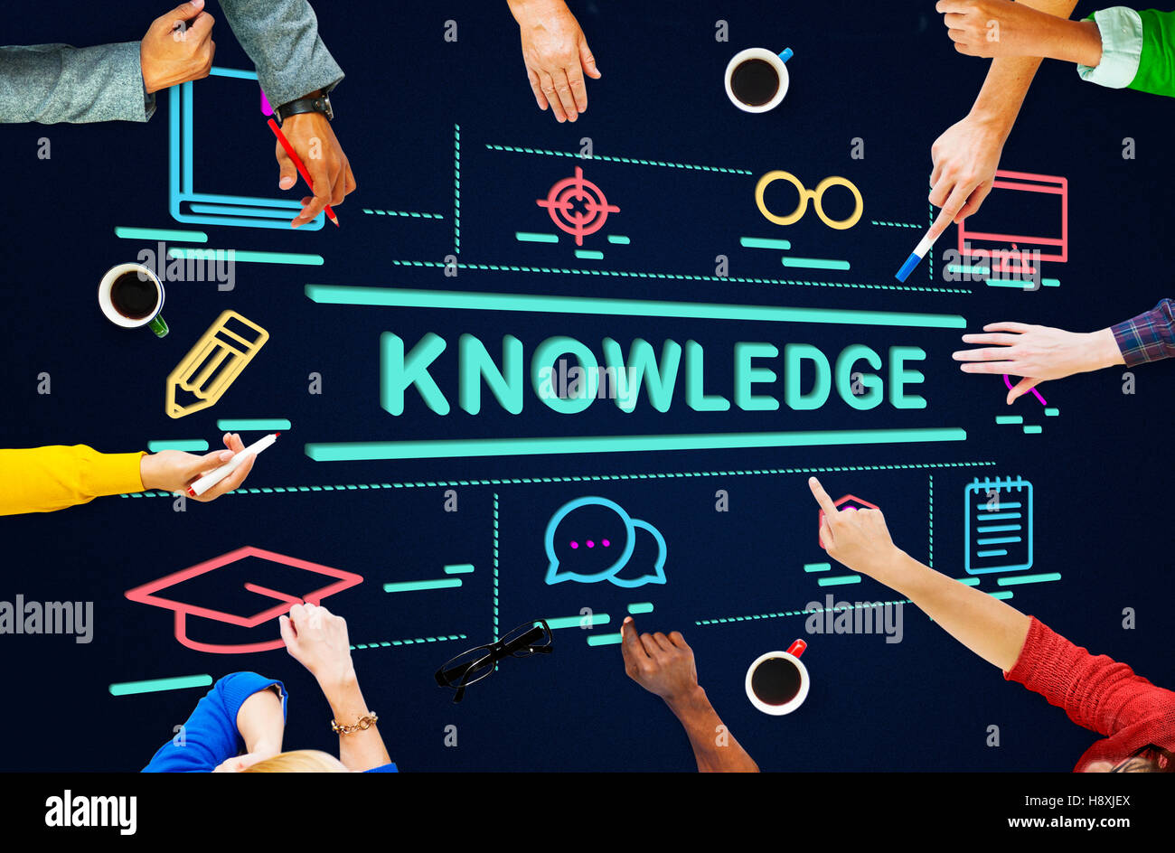 Knowledge College Education Insight Intelligence Concept Stock Photo