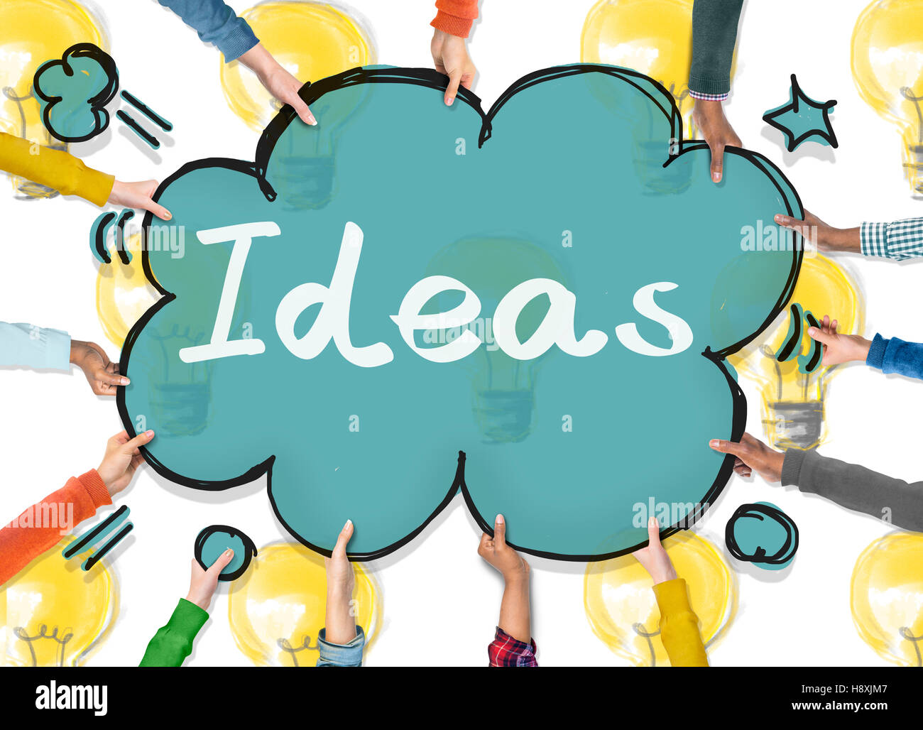 Ideas Innovation Tactics Thoughts Plan Concept Stock Photo