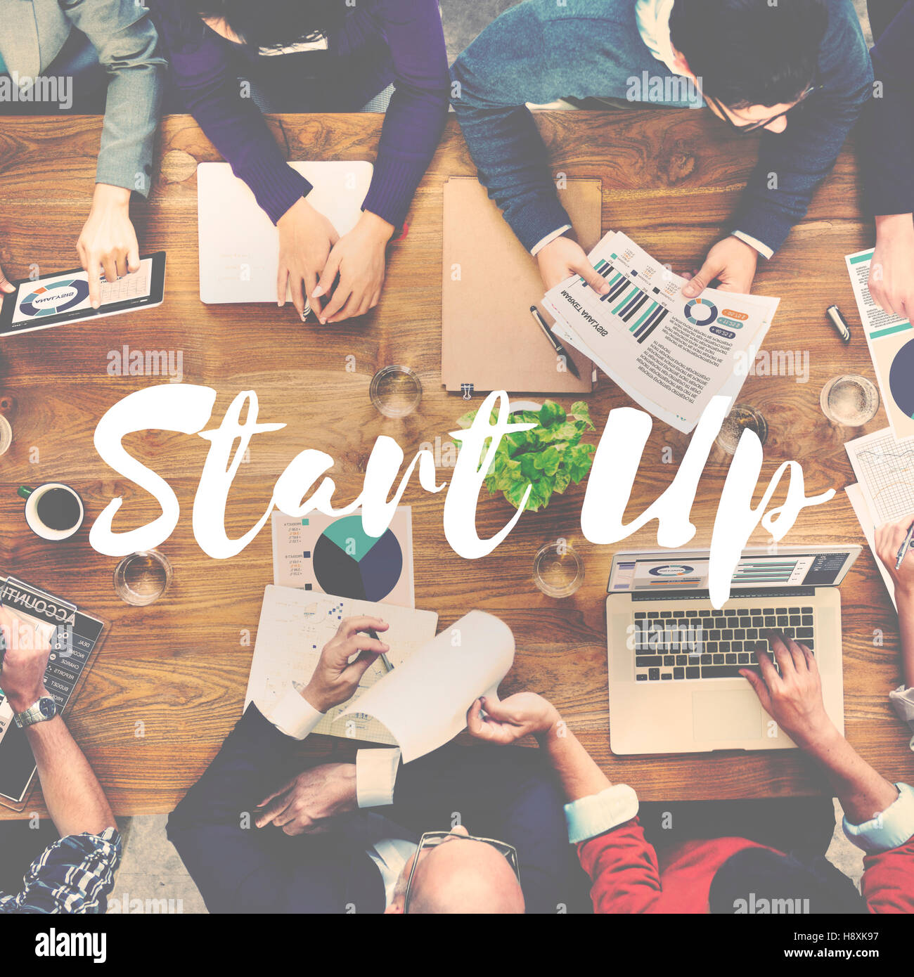 Start Up Business Enterprise Ideas Launch Mission Concept Stock Photo ...