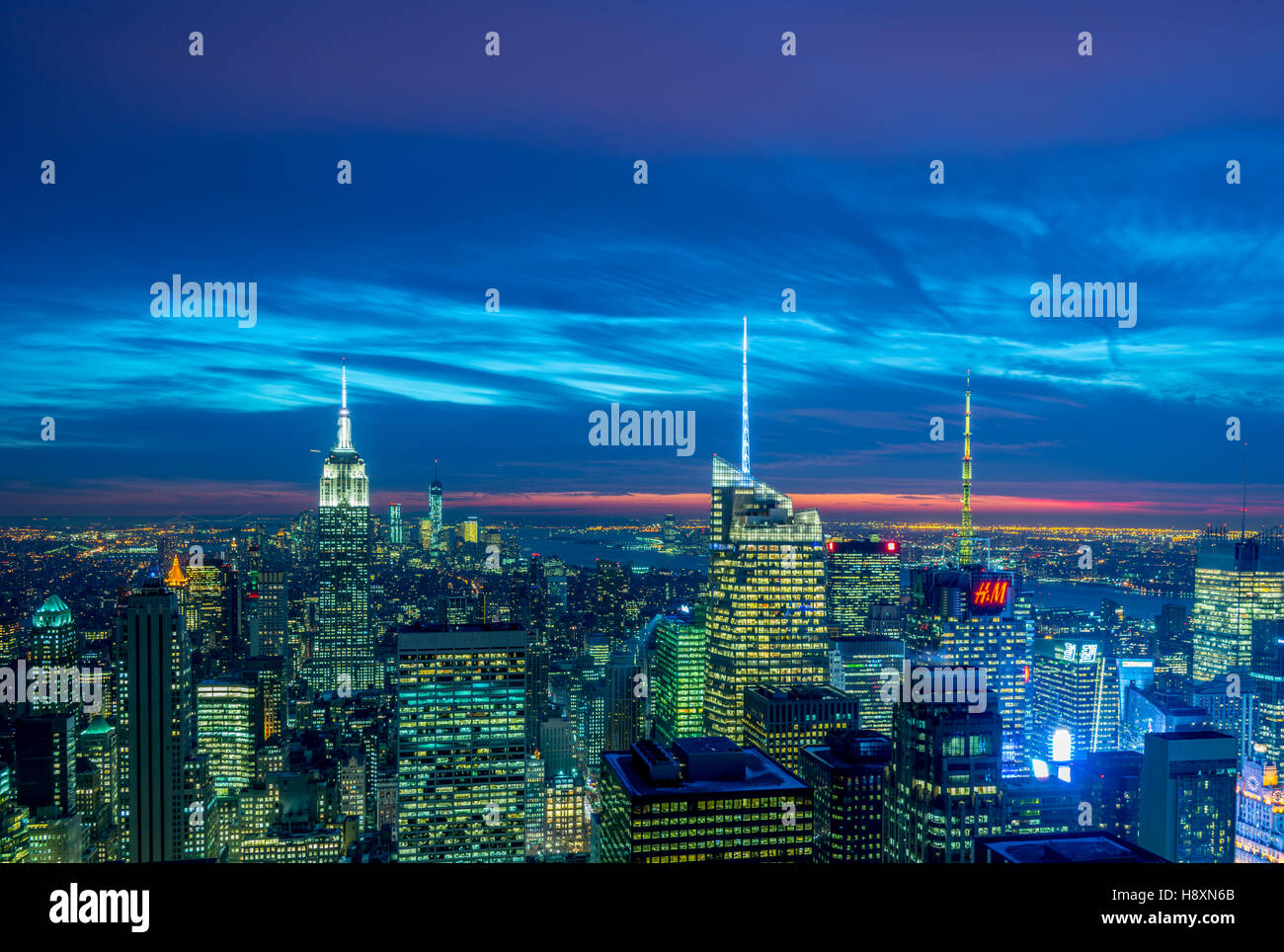 New York DECEMBER 20, 2013 View of Lower Manhattan on December 20 in