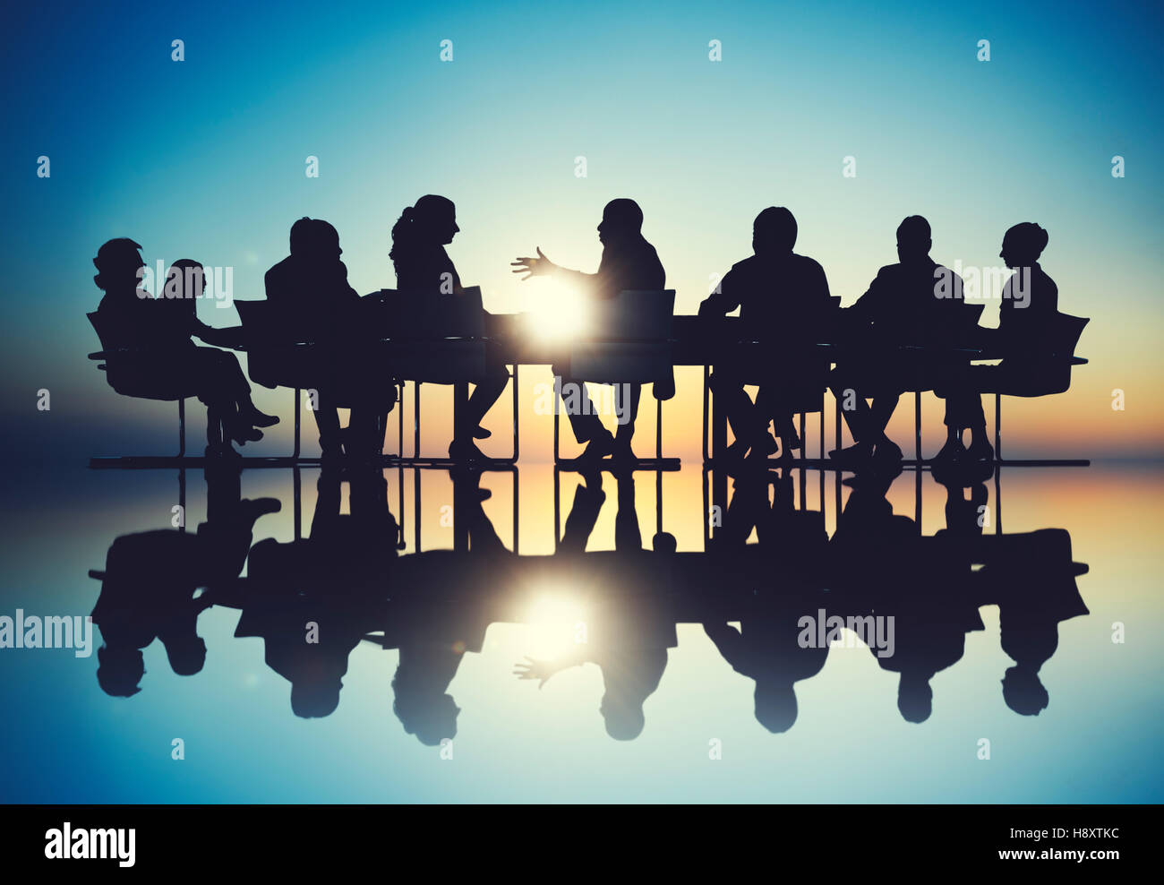 Group of Business People Meeting Brainstorming Concept Stock Photo - Alamy