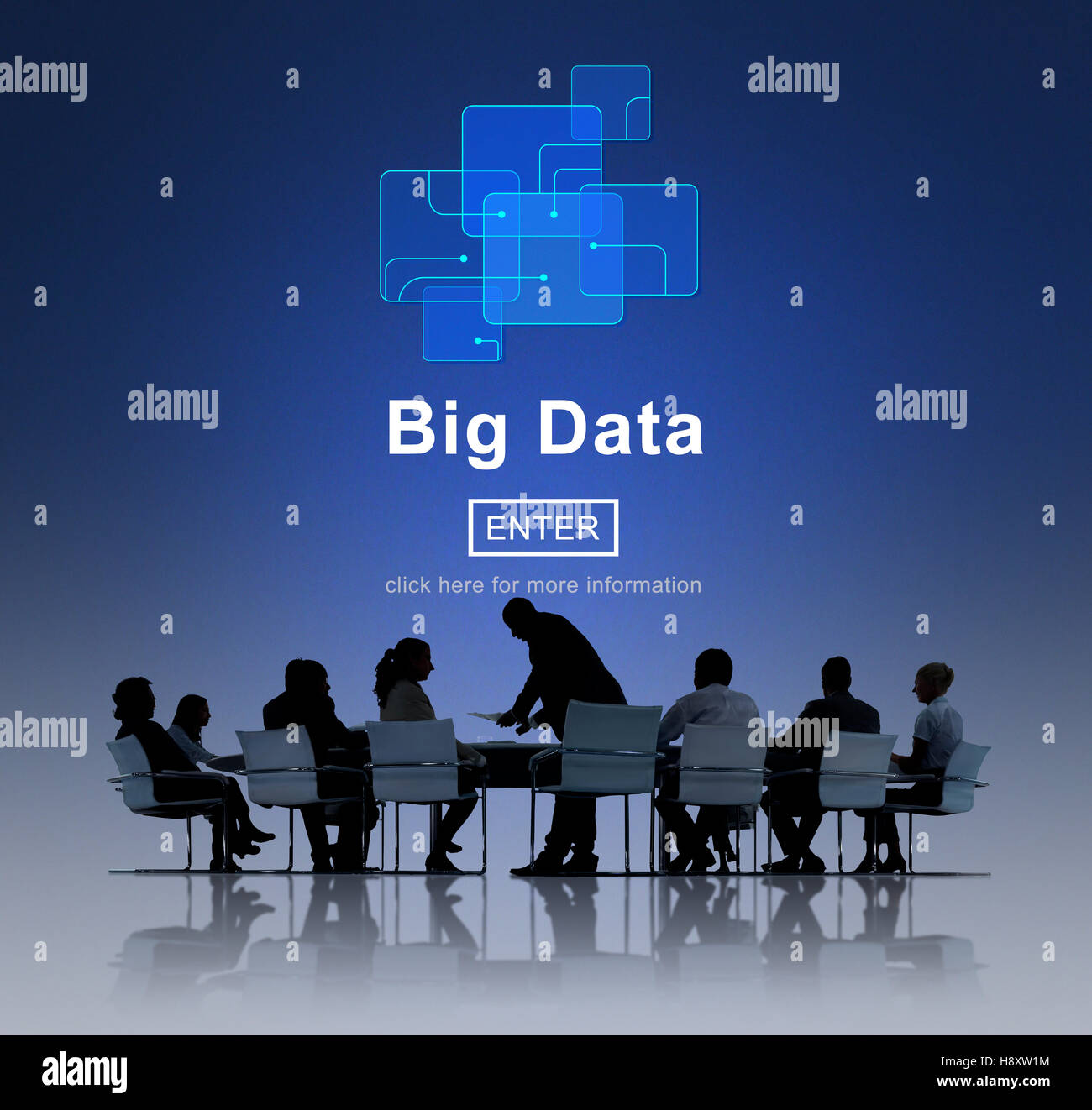 Big Data Storage Online Internet Memory Data Concept Stock Photo