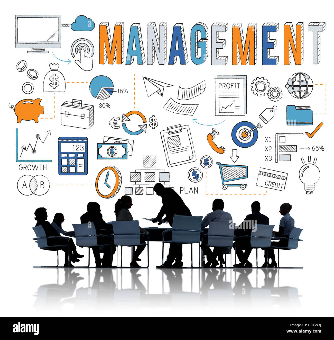 Management Manager Controlling Leadership Concept Stock Photo - Alamy