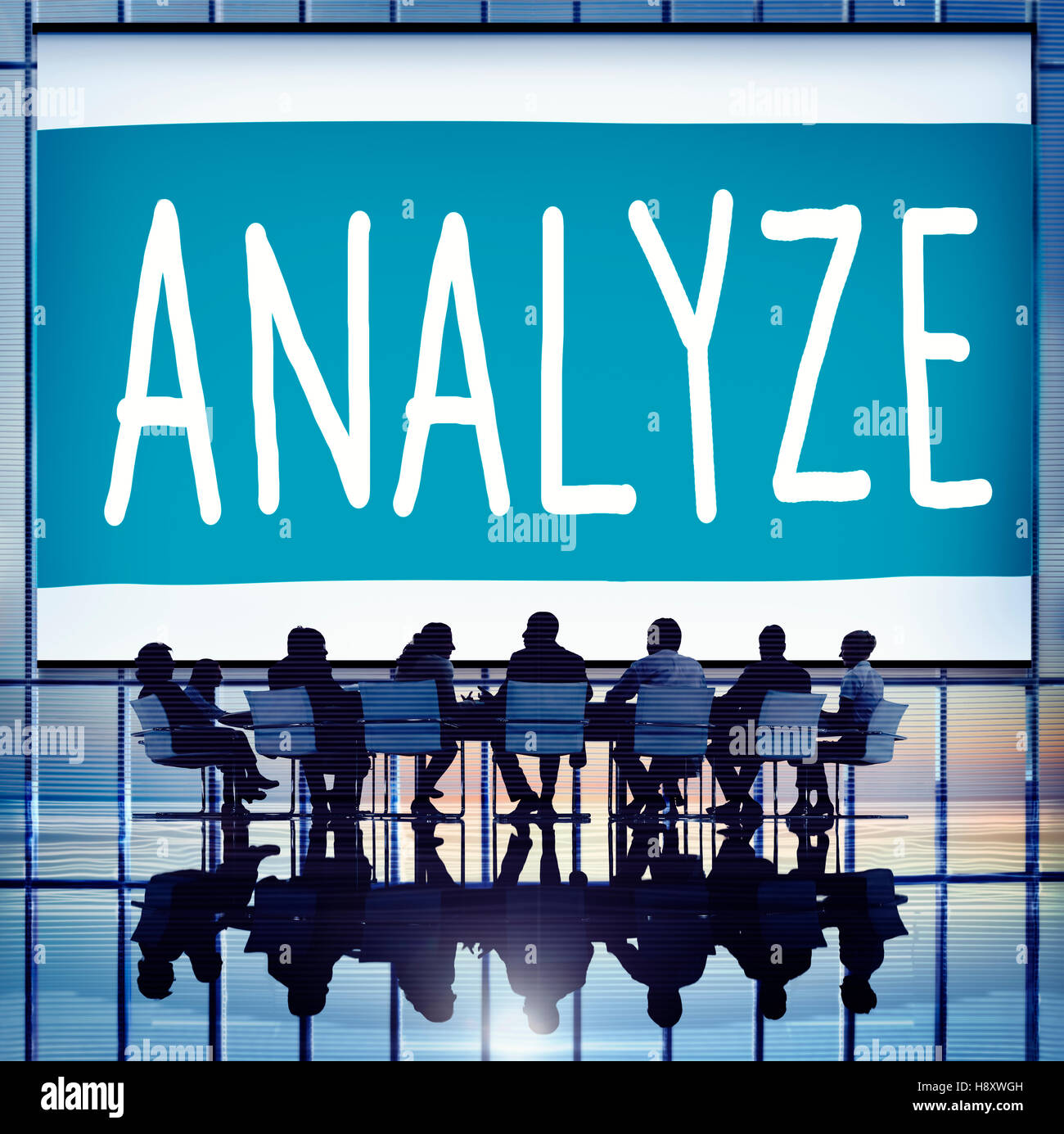 Analyze Analysis Data Information Planning Statistics Concept Stock