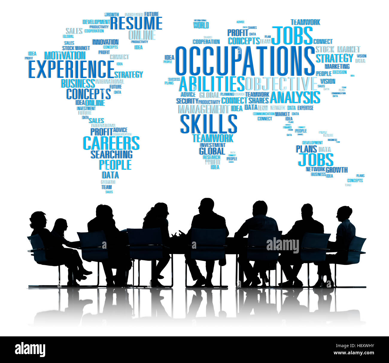 Occupation Job Careers Expertise Human Resources Concept Stock Photo