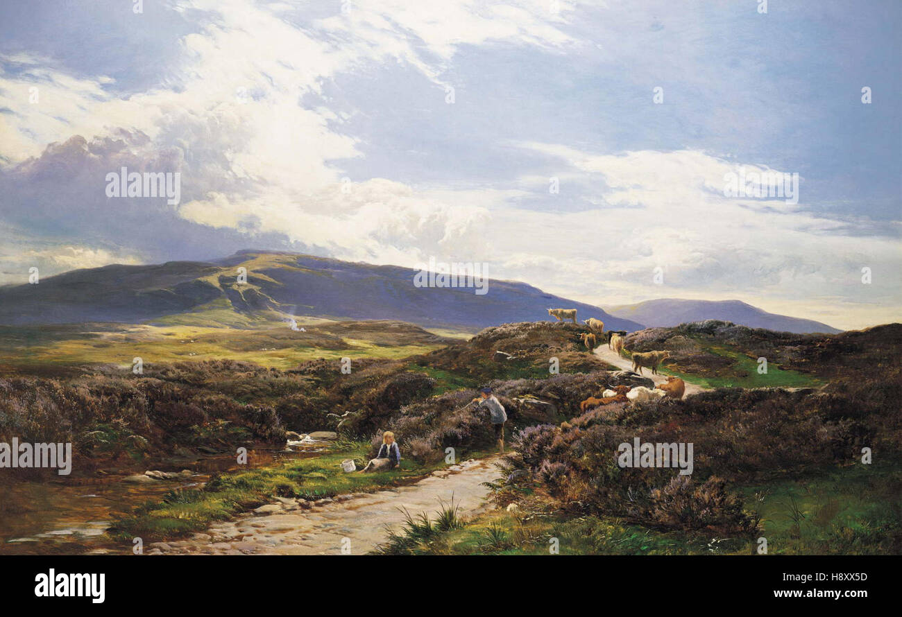 Sidney Richard Percy  A Perthshire Moor Scotland Stock Photo