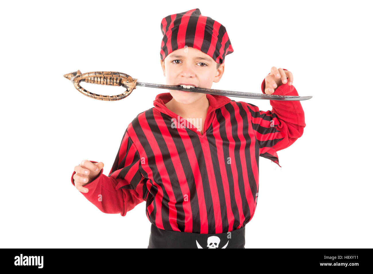 Disfraz De Pirata Para Niño Amscan - Sostenible, Lavable, Incluye Mono Y Tocado, Ideal Para Halloween