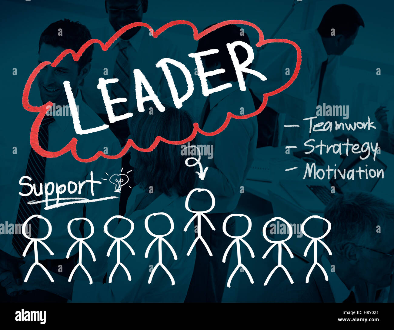 Reponsibility Leader Leader Leadership Management Responsibility Concept Stock Photo - Alamy