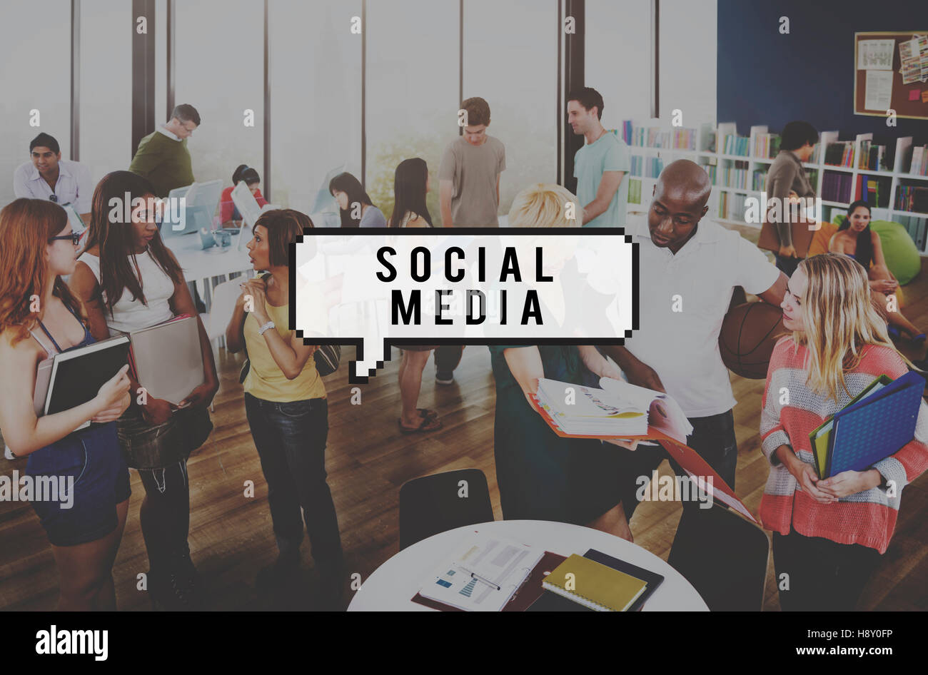 Social Media Network Web Online Internet Concept Stock Photo - Alamy