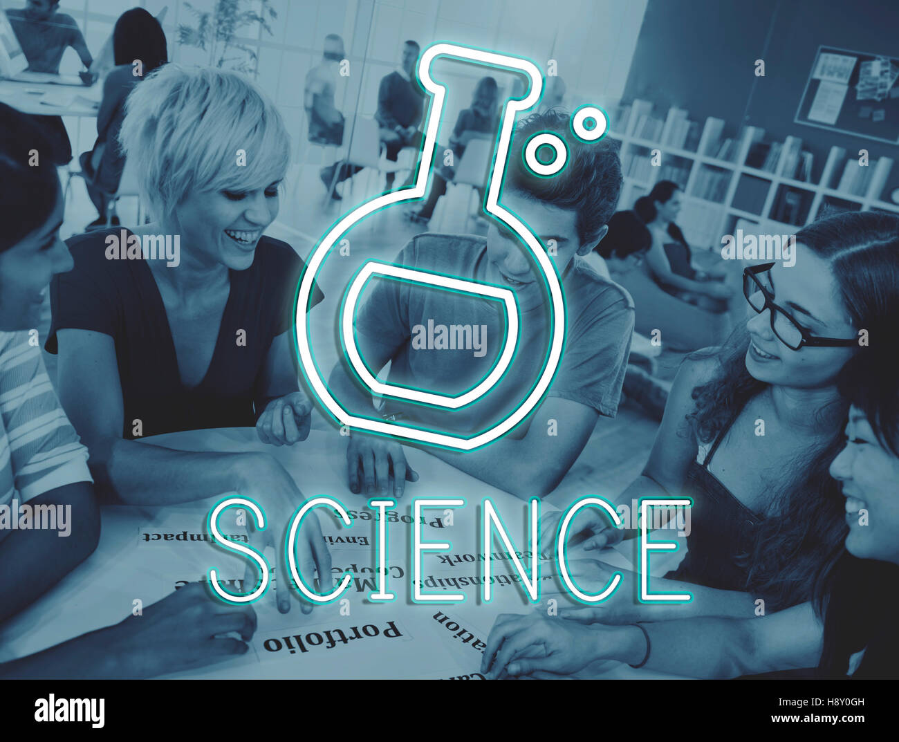 Flask Experiment Science Laboratory Learning Concept Stock Photo Alamy