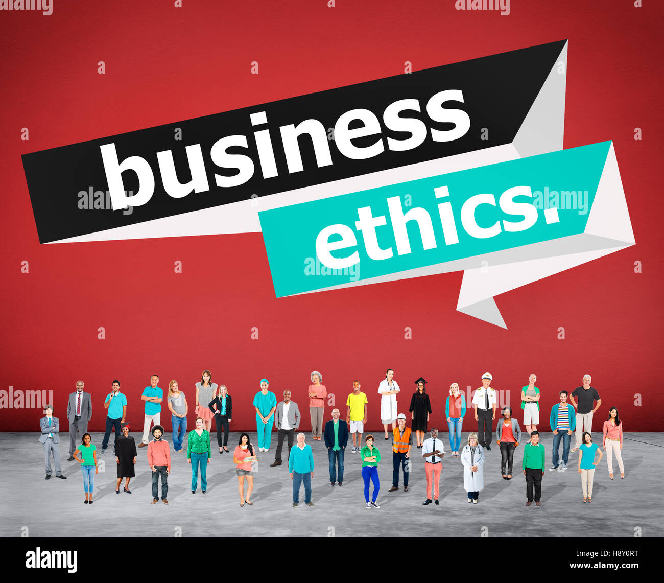 Business Ethics Integrity Honesty Trust Concept Stock Photo