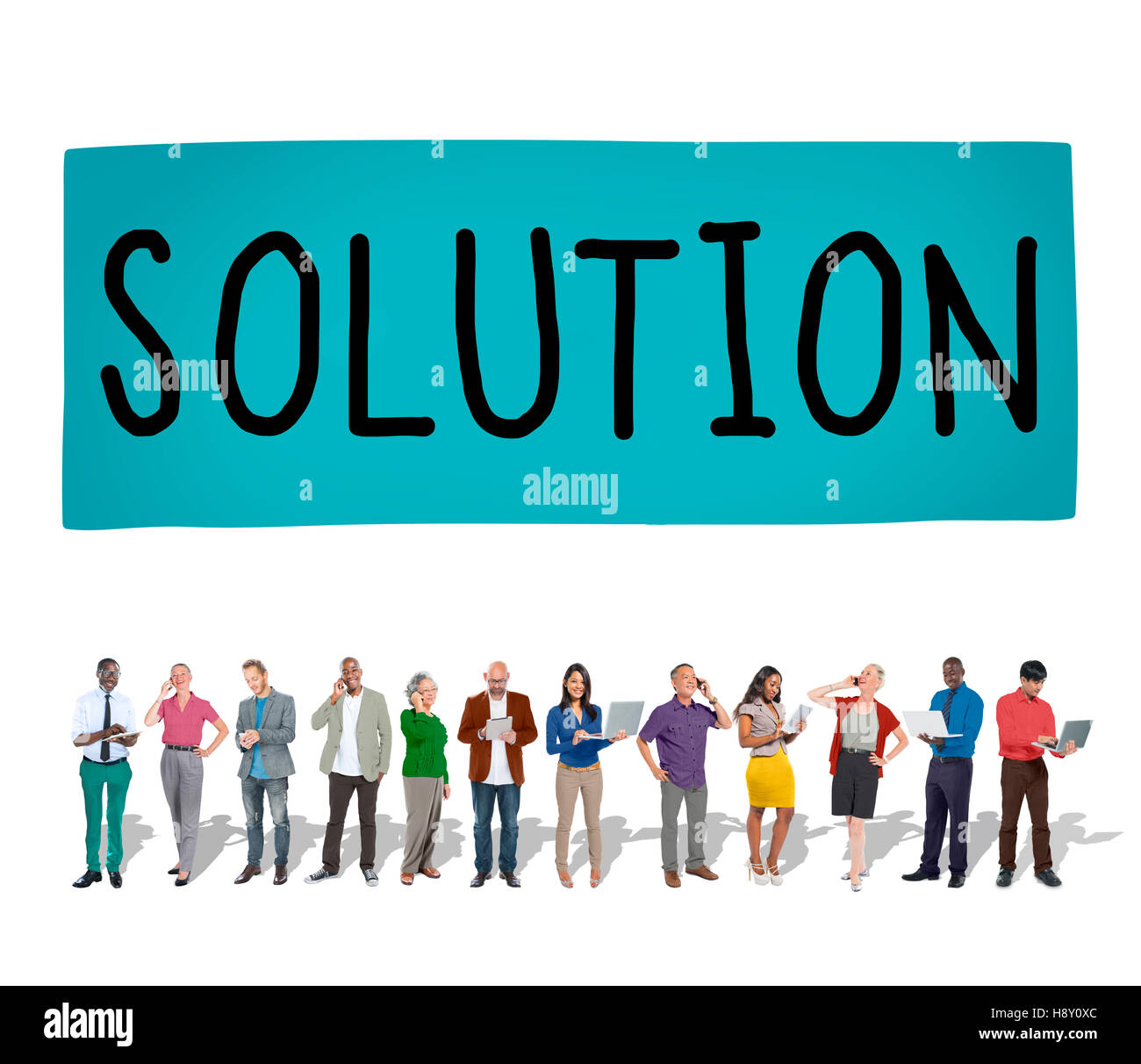 Solution Solving Problem Strategy Answer Concept Stock Photo
