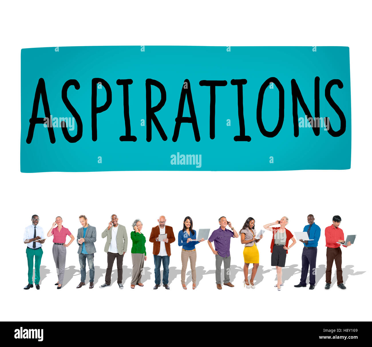 Aspirations Innovation Goal Target Strategy Concept Stock Photo