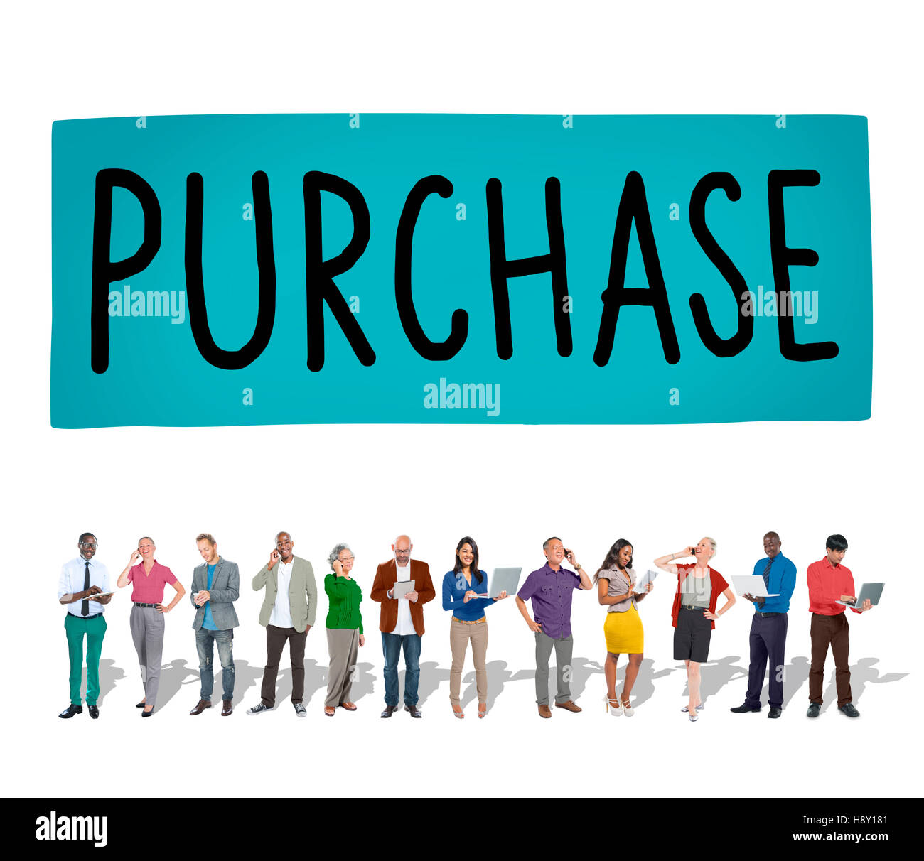 Purchase Marketing Retail Shopping Buying Concept Stock Photo