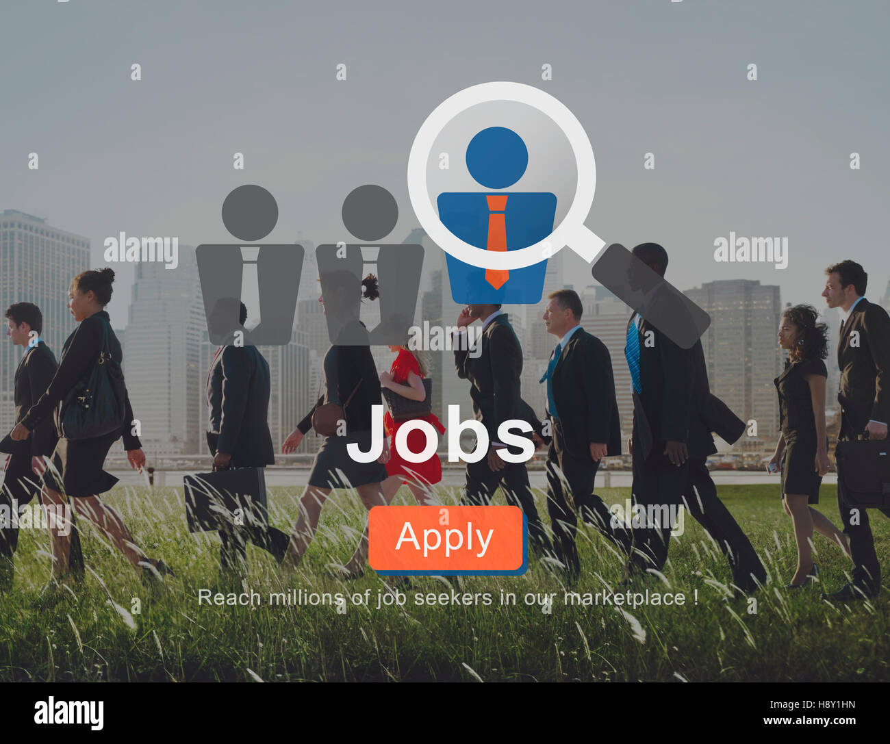 Job Search Application Career Work Concept Stock Photo Alamy