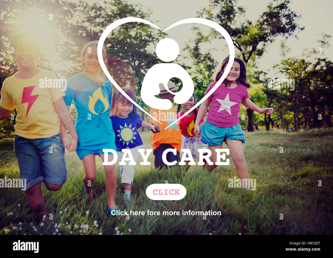 Day Care Babysitter Nanny Nursery Love Motherhood Concept Stock Photo