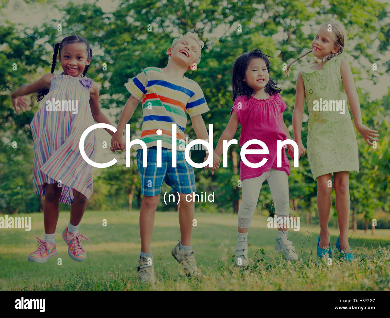 Children Child Childhood Kids Young Youth Concept Stock Photo - Alamy