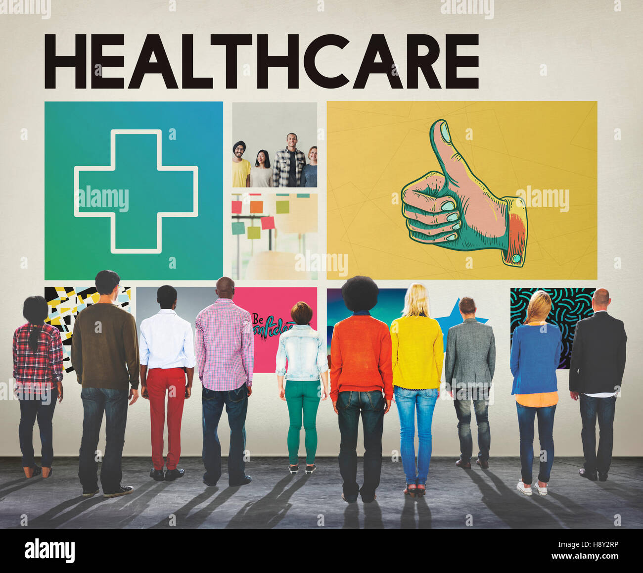 Cross Hospital Treatment Health Cure Concept Stock Photo - Alamy