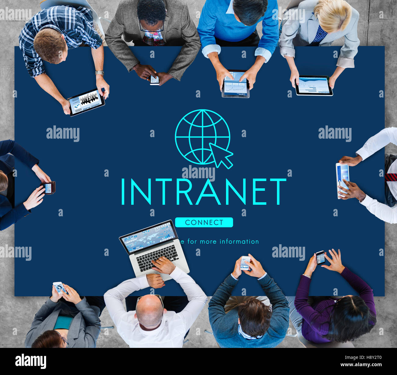 Global Network Connection Technology Concept Stock Photo - Alamy