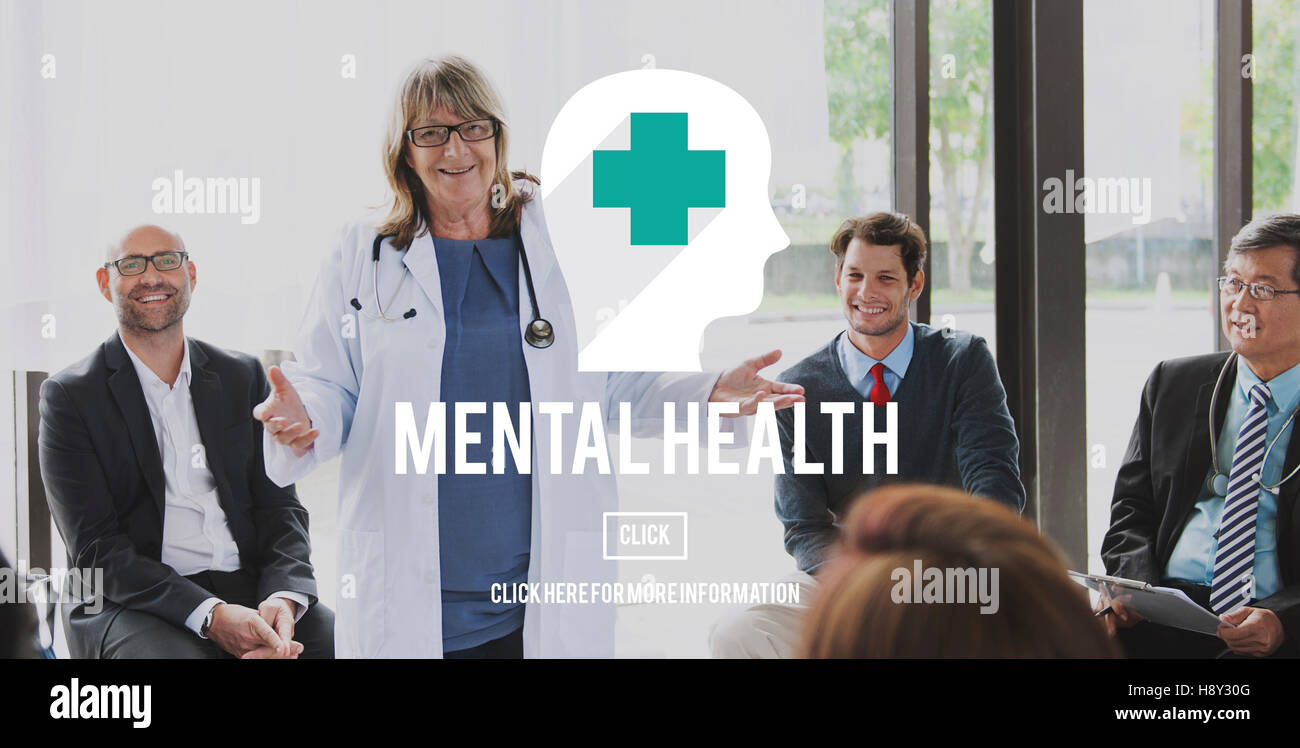 Mental Health Emotional Medicine Psychology Concept Stock Photo