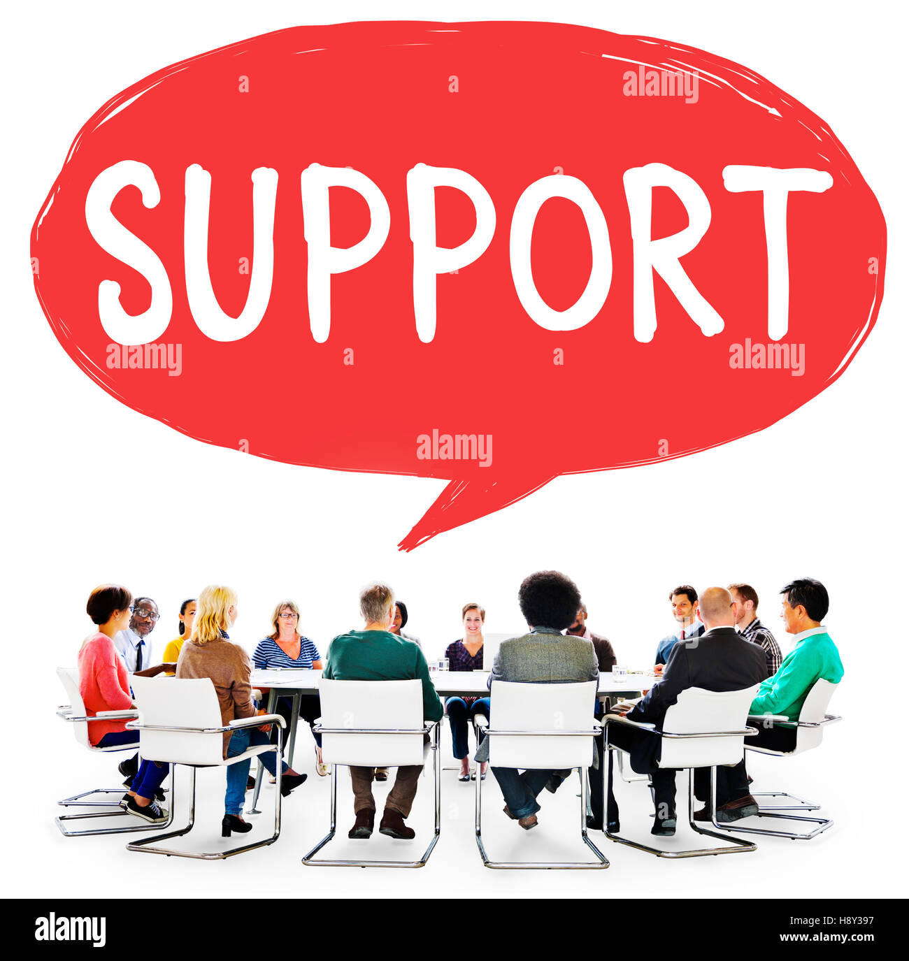 Support Service Help Assistance Guidance Concept Stock Photo