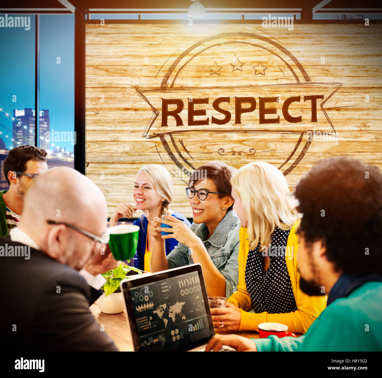 Respect Honesty Honorable Regard Integrity Concept Stock Photo