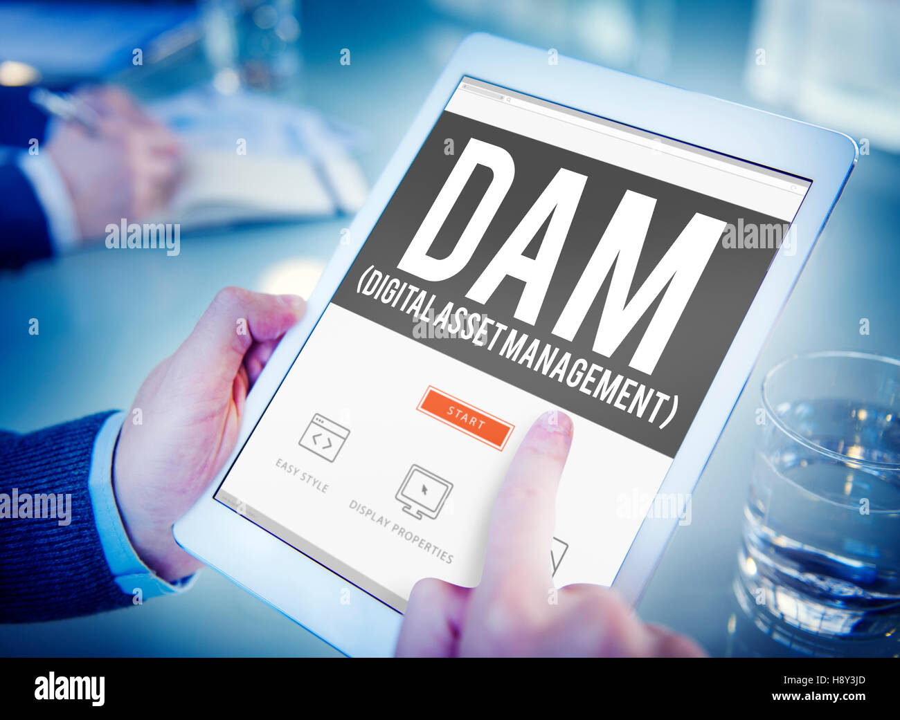 DAM Digital Asset Management Organization Concept Stock Photo Alamy