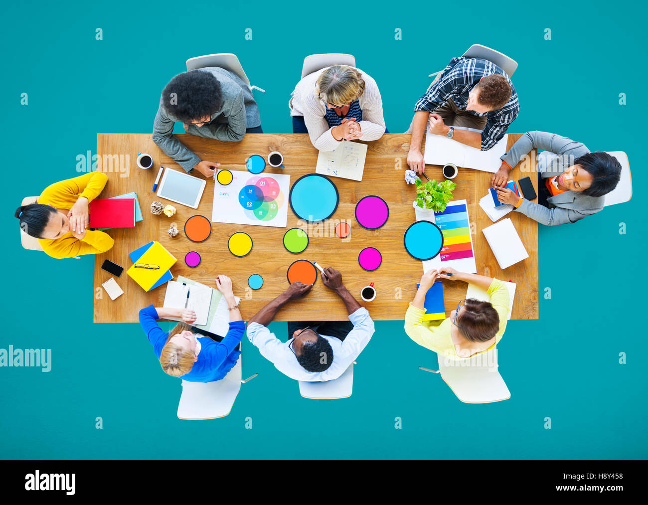 Meeting Corporate Connection Designer Creativity Concept Stock Photo ...